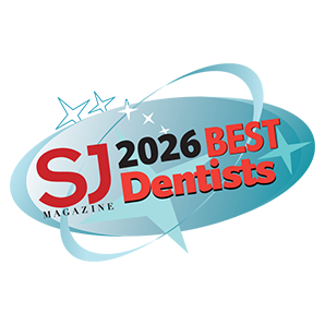 SJ Magazine Best Dentists 2026 award badge