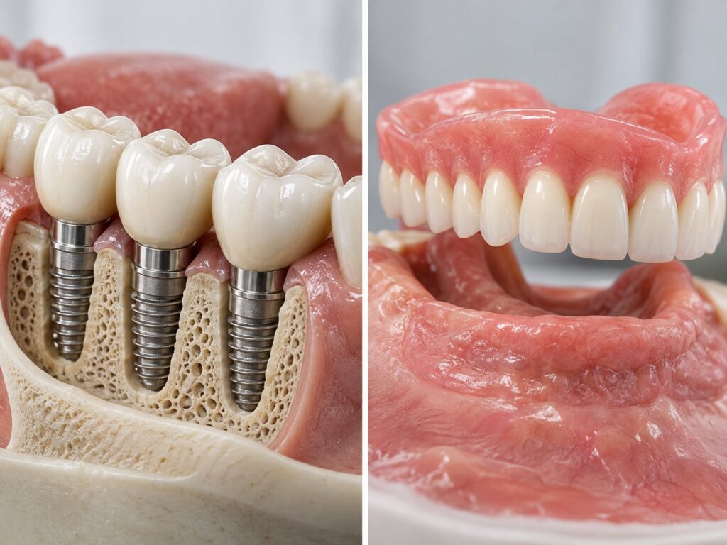 Dental Implants vs. Dentures